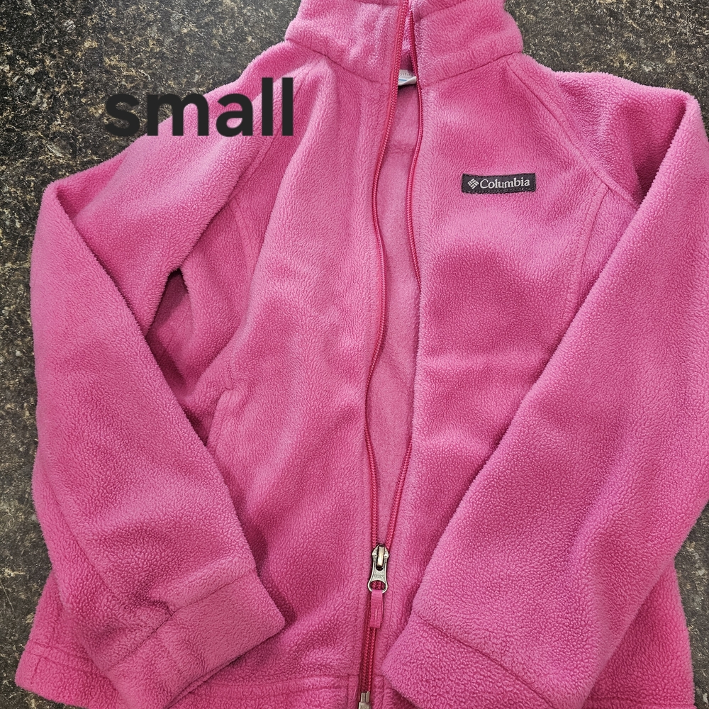 Columbia Vibrant Pink Fleece Jacket